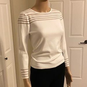 NWT Eliza J Dressy Knit Top M